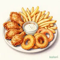 揚げ物バラエティプレート 5種盛り