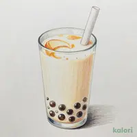 杏仁ミルクタピオカ