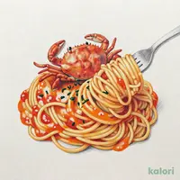 渡り蟹のトマトクリームパスタ【低糖質麺】
