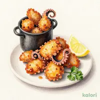 こぼれタコの唐揚げ