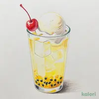 イエローフロート（推しカラードリンク）