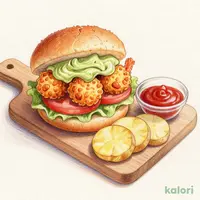 エビアボカドバーガー＆ポテト