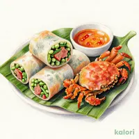 ソフトシェルクラブの生春巻き 〜スイートチリマヨ〜