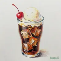 ブラックフロート（推しカラードリンク）