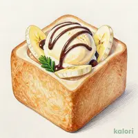 完熟チョコバナナハニトー