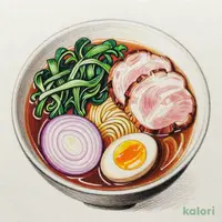 春菊香る赤味噌らぁ麺