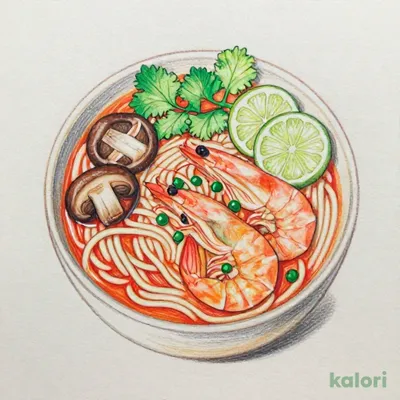 トムヤムクン冷麺
