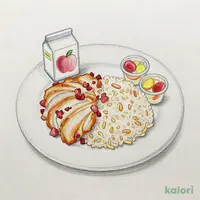 キッズプレートチキンライス