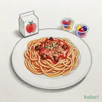 キッズプレートミートスパ