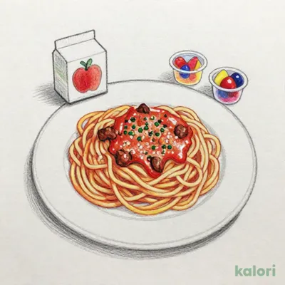 キッズプレートミートスパ