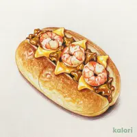 海老カレーパンフォンデュ