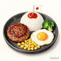 【お子さまメニュー】じゅうじゅうぺっぱーばーぐ