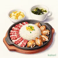 【平日限定】チキン&ビーフペッパーライスセット