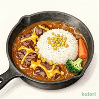 沸騰ぐつぐつ焼カレー(カルビ)