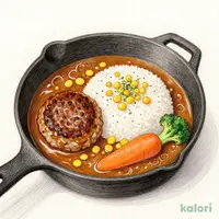 沸騰ぐつぐつ焼カレー(ハンバーグ)