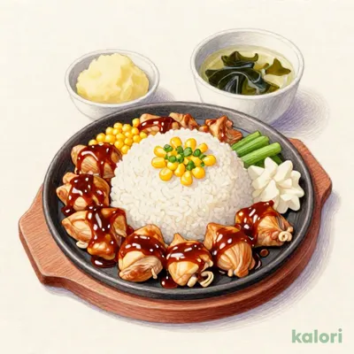 NEW！＜店舗限定＞【平日限定】BBQチキンペッパーライスセット