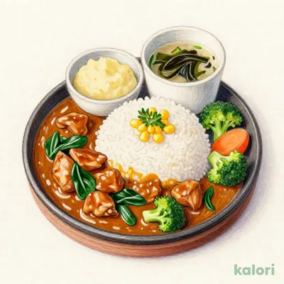 NEW！＜店舗限定＞【平日限定】ほうれん草チキンカレーセット