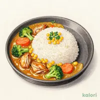 NEW!<店舗限定>沸騰ぐつぐつ焼カレー(野菜チキン)