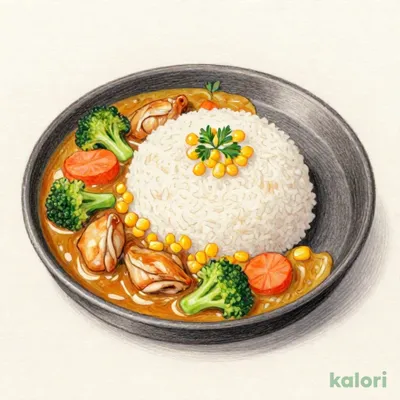 NEW！＜店舗限定＞沸騰ぐつぐつ焼カレー(野菜チキン)