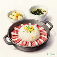 【平日限定】ビーフペッパーライスセット(お肉大盛り)