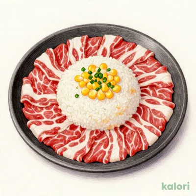 ビーフペッパーライスお肉特盛り
