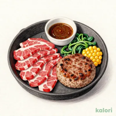 ＜店舗限定＞カルビ＆ハンバーグ