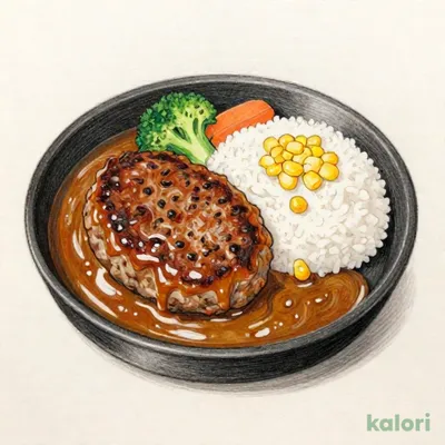 ＜店舗限定＞沸騰ぐつぐつ焼カレー(肉塊ハンバーグ)