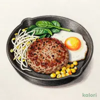<店舗限定>目玉焼き付ハンバーグ