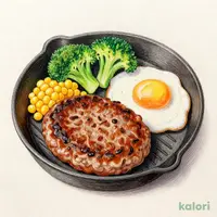 ＜店舗限定＞肉塊ハンバーグ 目玉焼き付き