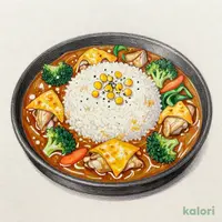 NEW!<限定店舗>沸騰ぐつぐつ焼カレー(野菜チキン)