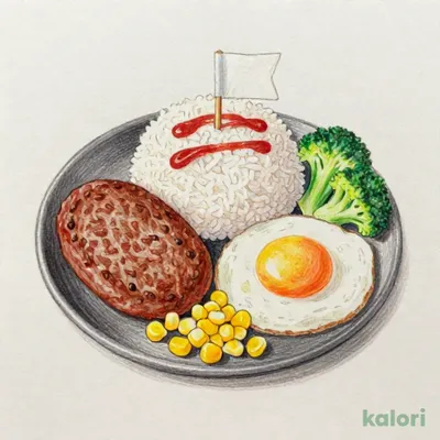 ＜限定店舗＞【お子さまメニュー】じゅうじゅうぺっぱーばーぐ