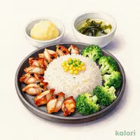＜限定店舗＞【平日限定】ブロッコリーチキンペッパーライスセット