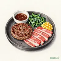 <限定店舗>カルビ&ハンバーグ