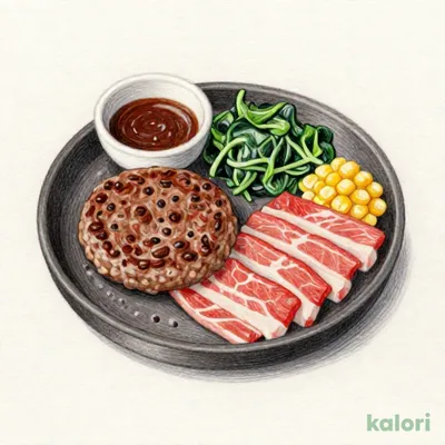 ＜限定店舗＞カルビ＆ハンバーグ