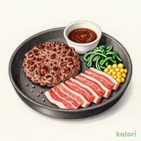 ＜限定店舗＞カルビ＆肉塊ハンバーグ
