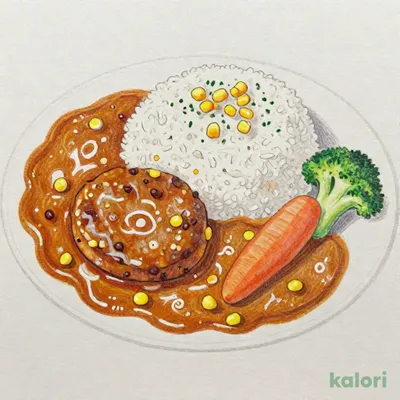 ＜限定店舗＞沸騰ぐつぐつ焼カレー(ハンバーグ)