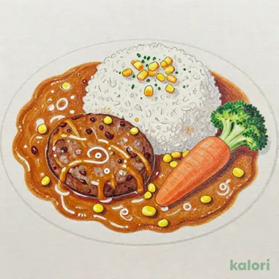 ＜限定店舗＞沸騰ぐつぐつ焼カレー(肉塊ハンバーグ)