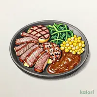 NEW！カルビ＆ハンバーグ