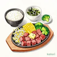 【平日限定】カットステーキ150gランチセット