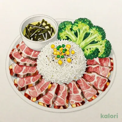 【平日限定】ビーフペッパーライスセット(お肉大盛)