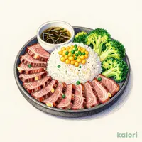 【平日限定】ビーフペッパーライスセット(お肉普通)