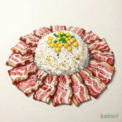 Beef Pepper Rice, Extra Meat