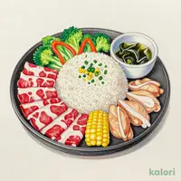 NEW！【平日限定】チキン＆ビーフペッパーライスセット