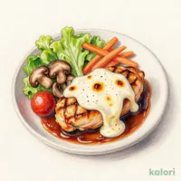 グリルチキン モッツァレラチーズ＆デミグラス