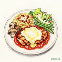 モッツァレラグリルチキン＆選べるスパゲッティセット