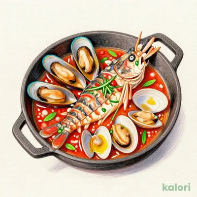 アクアパッツァ カサゴと魚介のトマトソース煮込み
