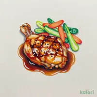 グリルチキン デミグラスソース