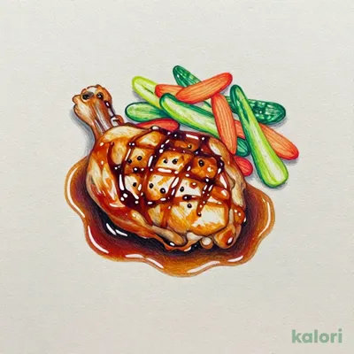 グリルチキン デミグラスソース
