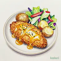 チキンのハーブパン粉焼き ハニーマスタードソース
