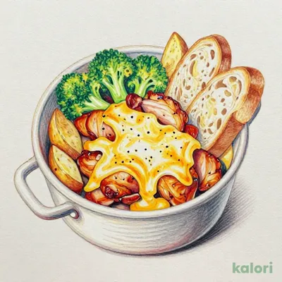 チーズフォンデュ チキンと野菜の盛り合わせ